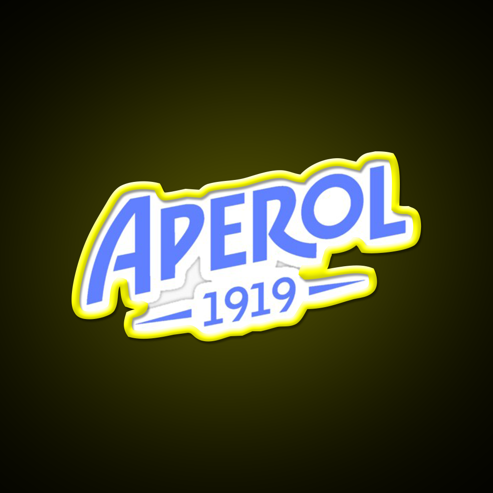 Aperol Blue Logo Cocktail Bar Decor Led Neon Sign Rgb Color - LED neon sign view 7