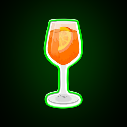 Aperol Spritz Art Design Cocktail Bar Decor Led Neon Sign Rgb Color - LED neon sign view 8