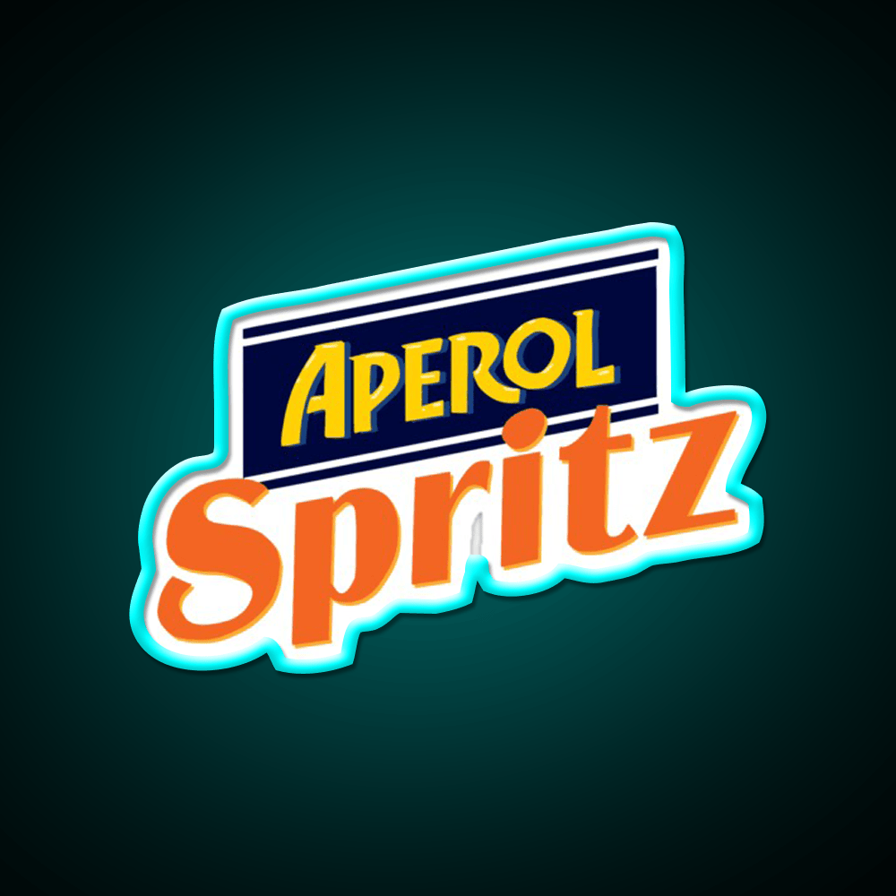 Aperol Spritz Bar Cocktail Bar Decor Led Neon Sign Rgb Color - Shineneon