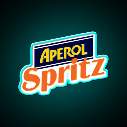 Aperol Spritz Bar Cocktail Bar Decor Led Neon Sign Rgb Color - Shineneon