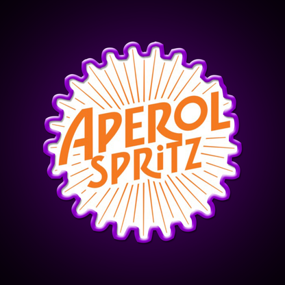 Aperol Spritz Beer Cocktail Bar Decor Led Neon Sign Rgb Color - LED neon sign view 9