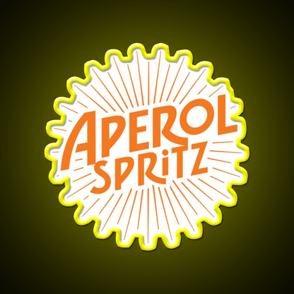 Aperol Spritz Beer Cocktail Bar Decor Led Neon Sign Rgb Color - LED neon sign view 7