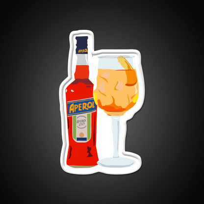 Aperol Spritz Cocktail Bar Decor Led Neon Sign Neon Party Sign Rgb Color - Shineneon