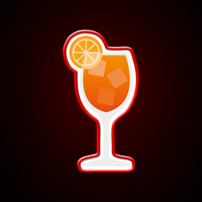Aperol Spritz Cocktail Bar Decor Led Neon Sign Wall Art Neon Sign Rgb Color - LED neon sign view 10
