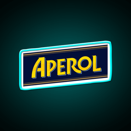 Aperol Spritz Cocktail Bar Decor Led Neon Sign Wall Art Rgb Color - Shineneon