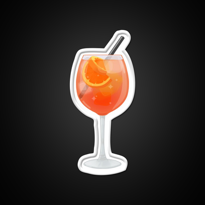 Aperol Spritz Cocktail Cup Cocktail Bar Decor Led Neon Sign Rgb Color - LED neon sign view 11