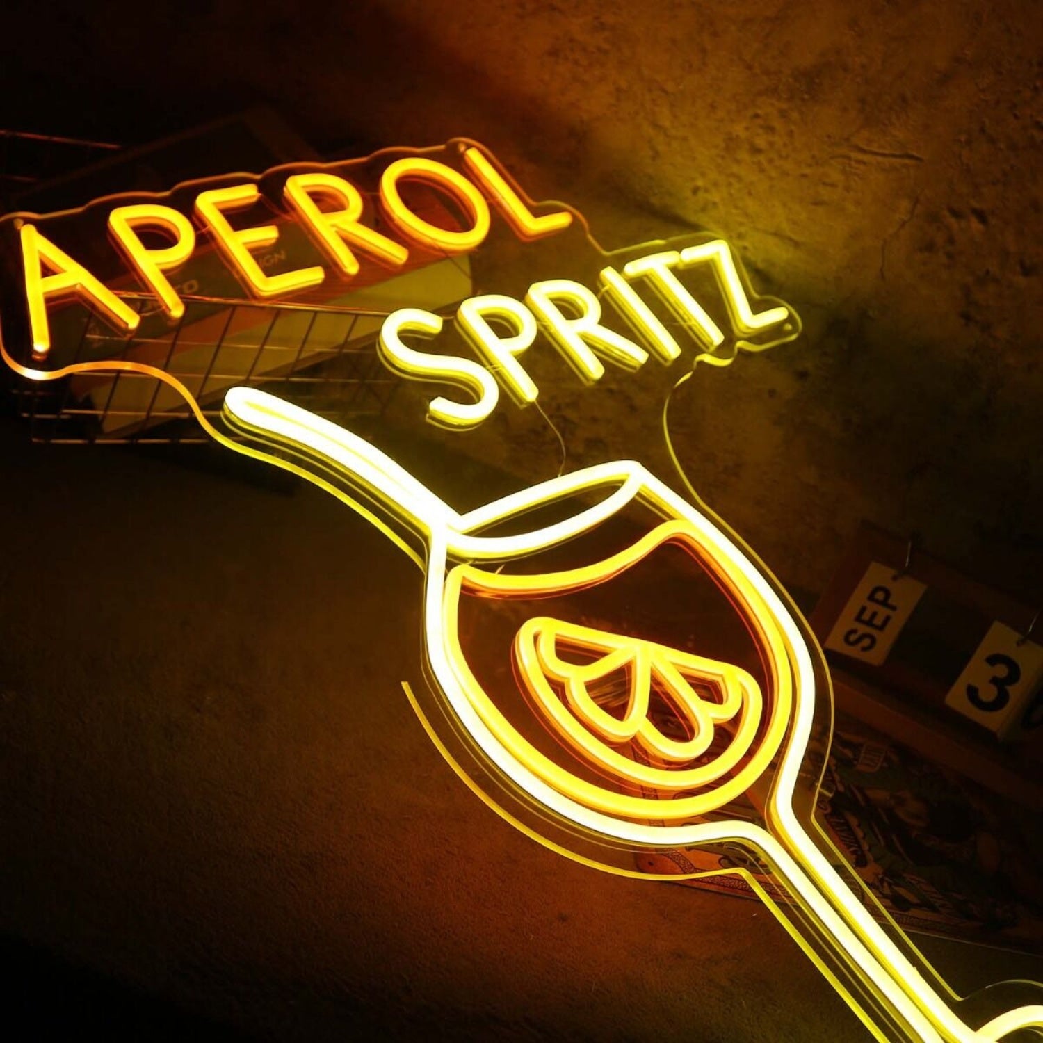 Aperol Spritz Cocktails Neon Sign | Shineneon