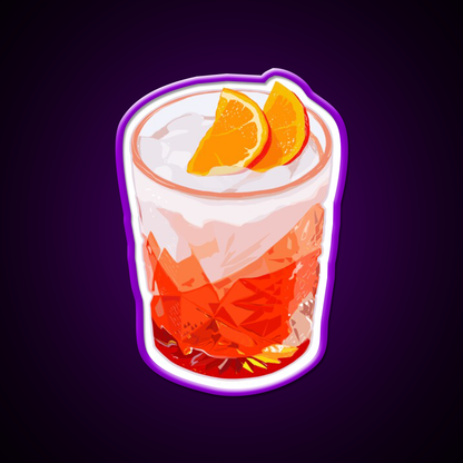 Aperol Spritz In A Glass Drink Cocktail Bar Decor Led Neon Sign Rgb Color - LED neon sign view 9