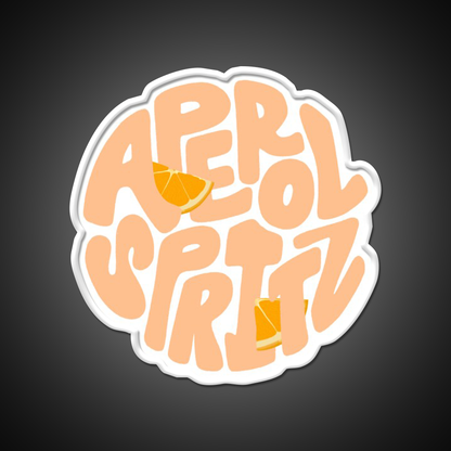 Aperol Spritz Orange Cocktail Bar Decor Led Neon Sign Rgb Color - LED neon sign view 11