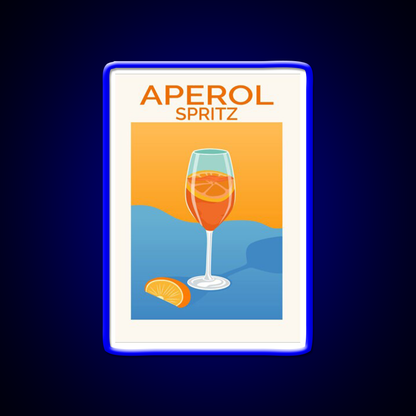 Aperol Spritz Wall Art Cocktail Bar Decor Led Neon Sign Rgb Color - LED neon sign view 5