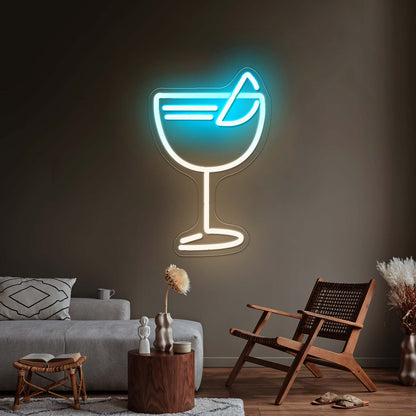 Aperol Spritz Wine Cup Neon Signs For Bar