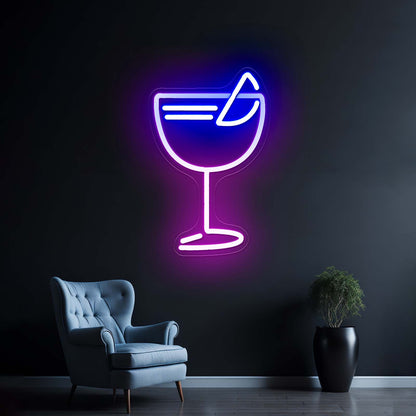 Aperol Spritz Wine Cup Neon Signs For Bar