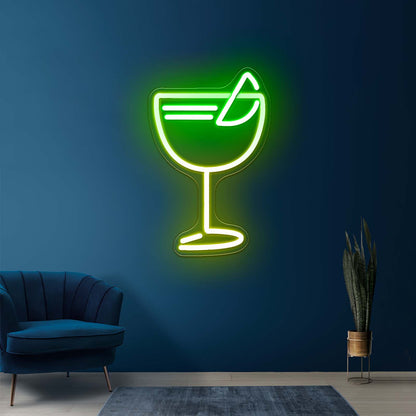 Aperol Spritz Wine Cup Neon Signs For Bar