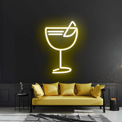 Aperol Spritz Wine Cup Neon Signs For Bar