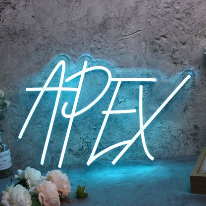 Apex Blue Led Neon Sign - Shineneon