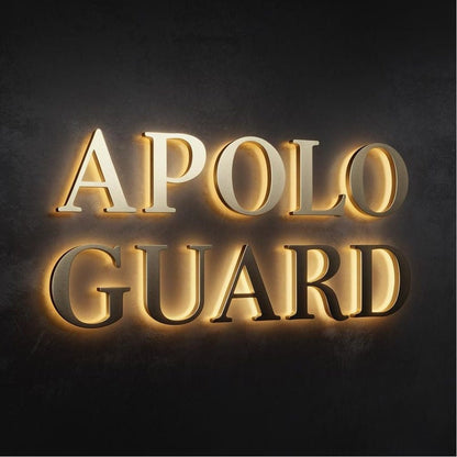Apolo Guard 3D Backlit Channel Letters Led Light Sign - Shineneon