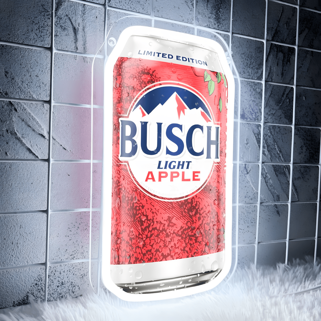 Apple Beer Can USB LED Neon Sign Beer Can for Man Cave Bar Garage Party - Shineneon