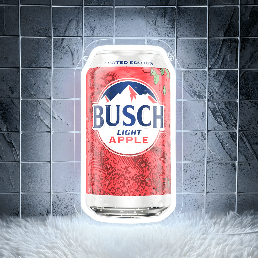 Apple Beer Can USB LED Neon Sign Beer Can for Man Cave Bar Garage Party - Shineneon