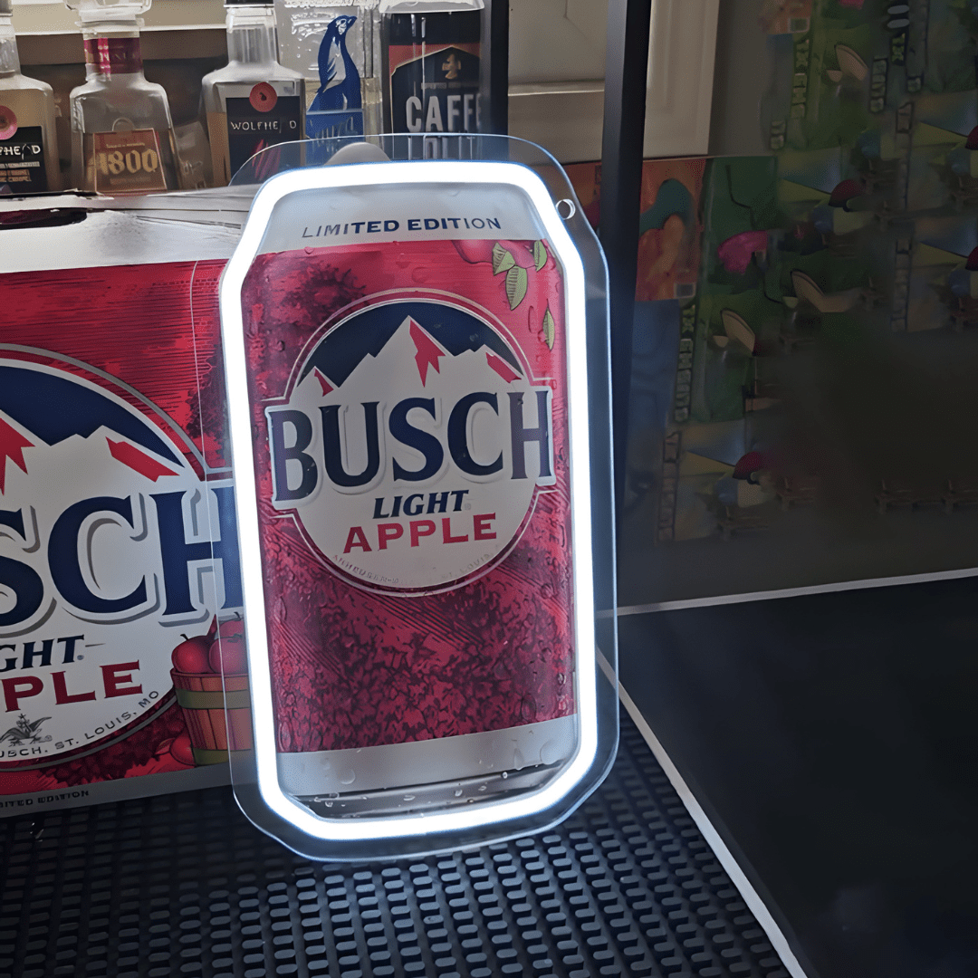 Apple Beer Can USB LED Neon Sign Beer Can for Man Cave Bar Garage Party - Shineneon