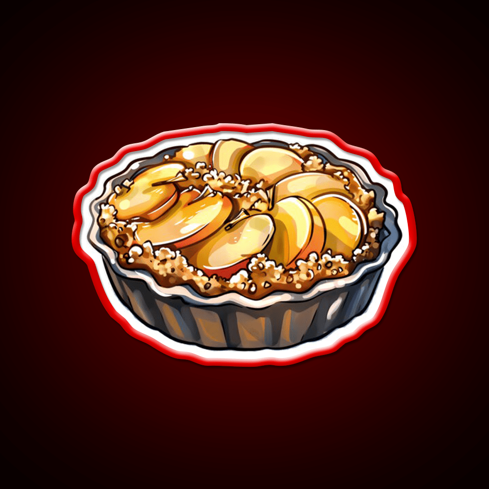 Apple Crumble Snack Food Led Neon Sign Rgb Color - Shineneon