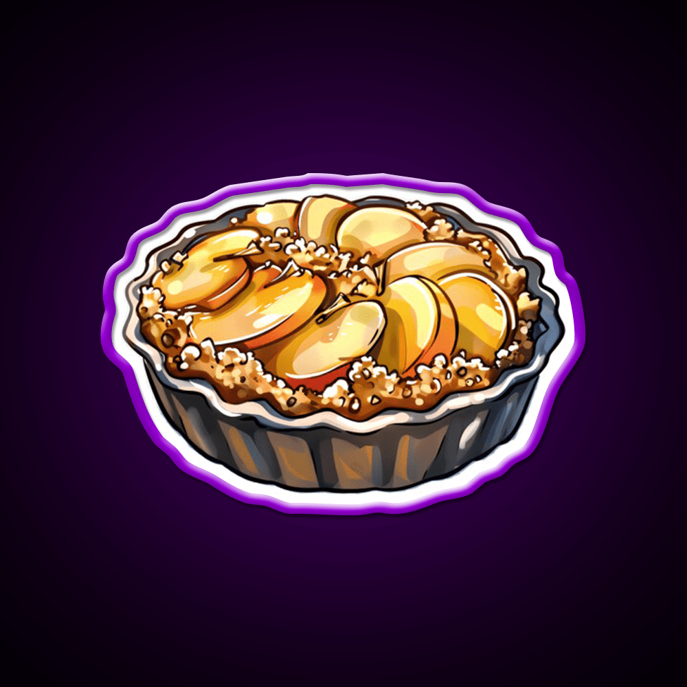 Apple Crumble Snack Food Led Neon Sign Rgb Color - Shineneon