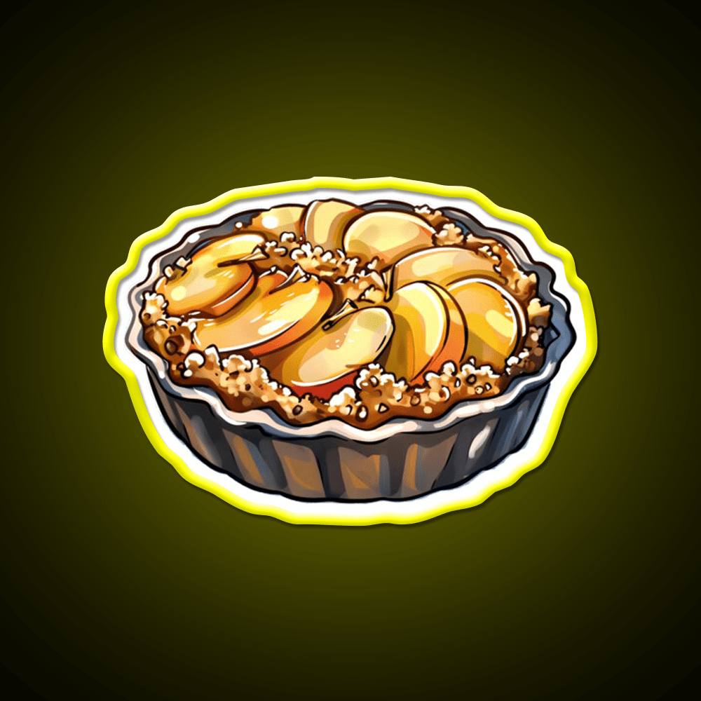 Apple Crumble Snack Food Led Neon Sign Rgb Color - Shineneon