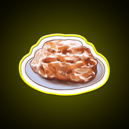 Apple Fritter Snack Food Led Neon Sign Rgb Color - Shineneon