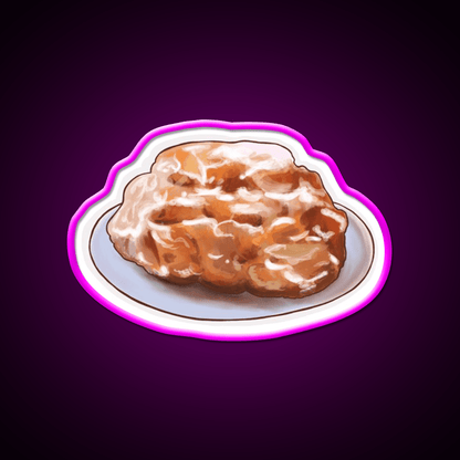 Apple Fritter Snack Food Led Neon Sign Rgb Color - Shineneon