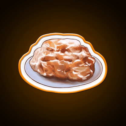Apple Fritter Snack Food Led Neon Sign Rgb Color - Shineneon