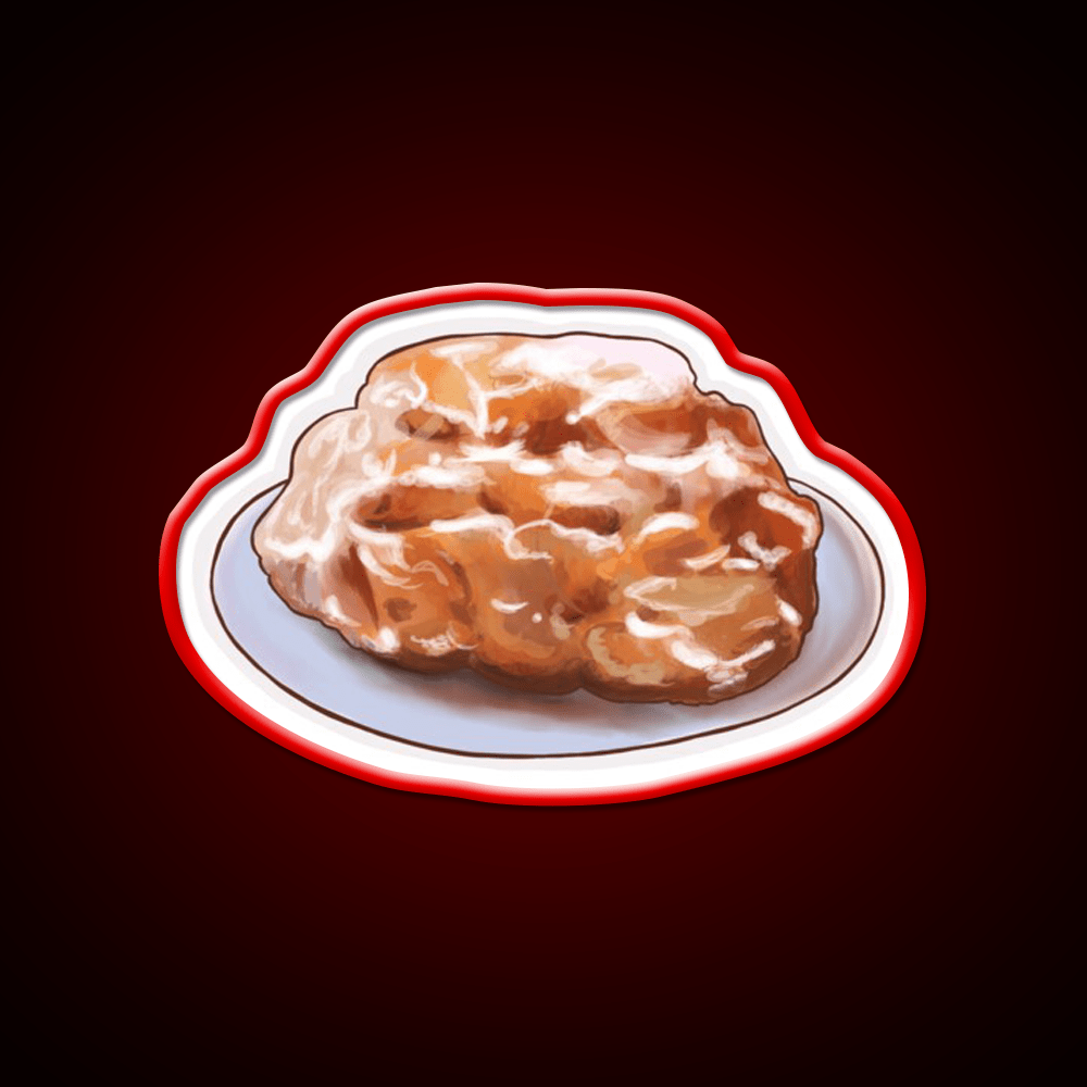 Apple Fritter Snack Food Led Neon Sign Rgb Color - Shineneon