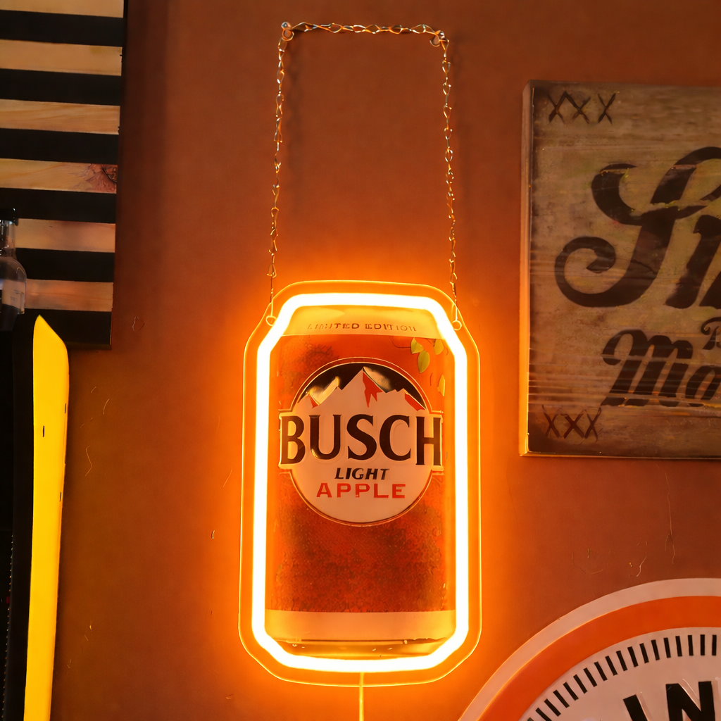 USB Beer Neon Sign 4 Flavor LED Wall Light for Man Cave