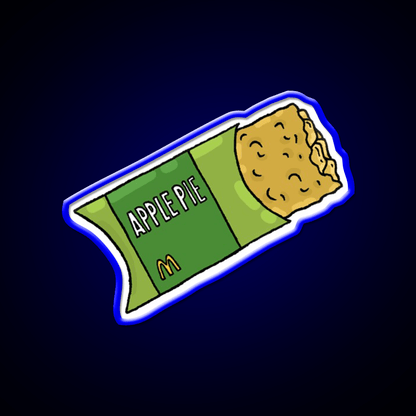 Apple Pie Guy Fast Food Led Neon Sign For Burger Place Rgb Color - Shineneon