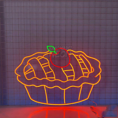 Apple Pie Led Neon Sign Cake Food Led Light Decor | Shineneon