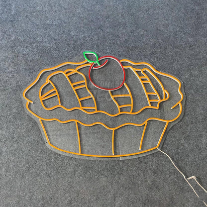 Apple Pie Led Neon Sign Cake Food Led Light Decor | Shineneon