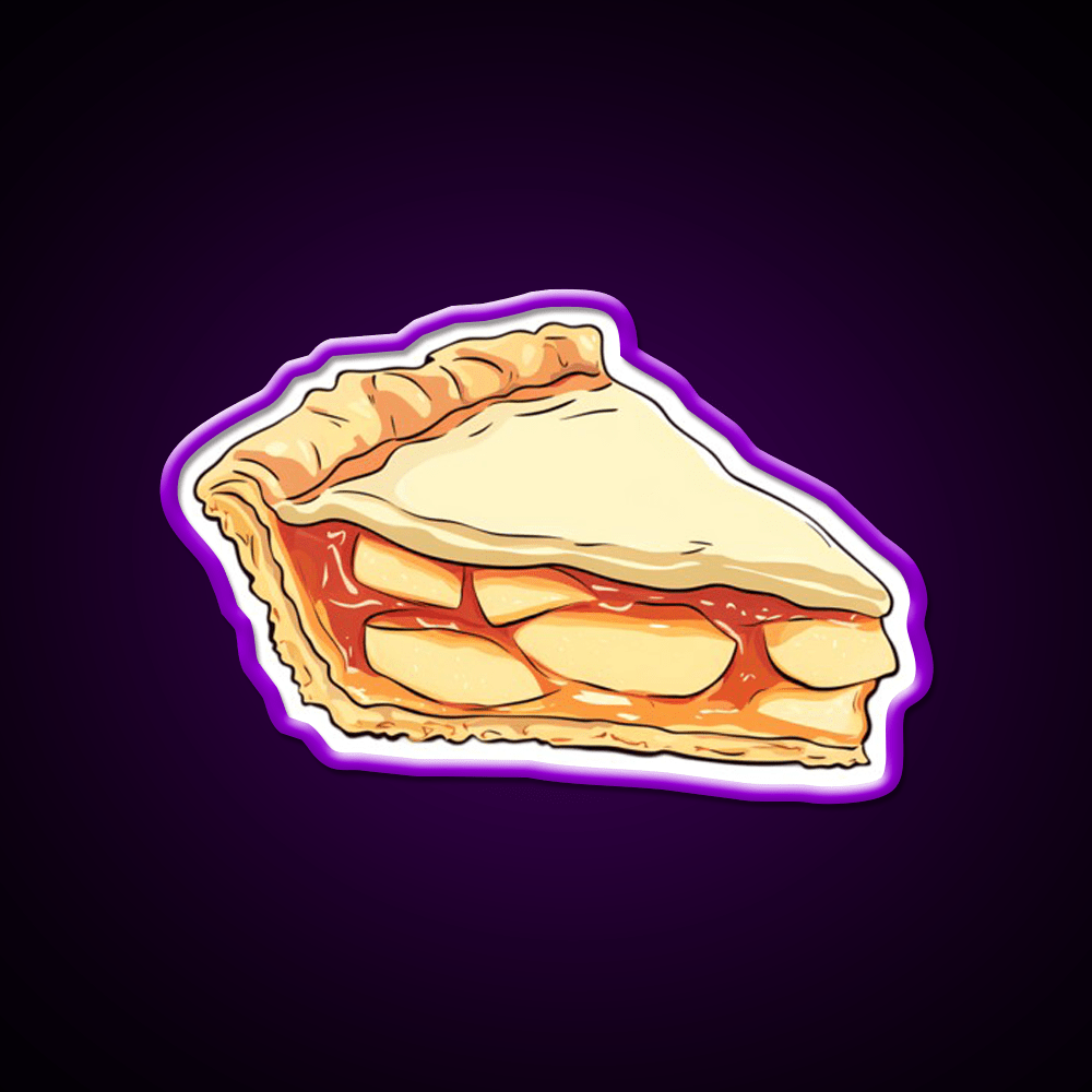 Apple Pie Snack Food Led Neon Sign Rgb Color - Shineneon