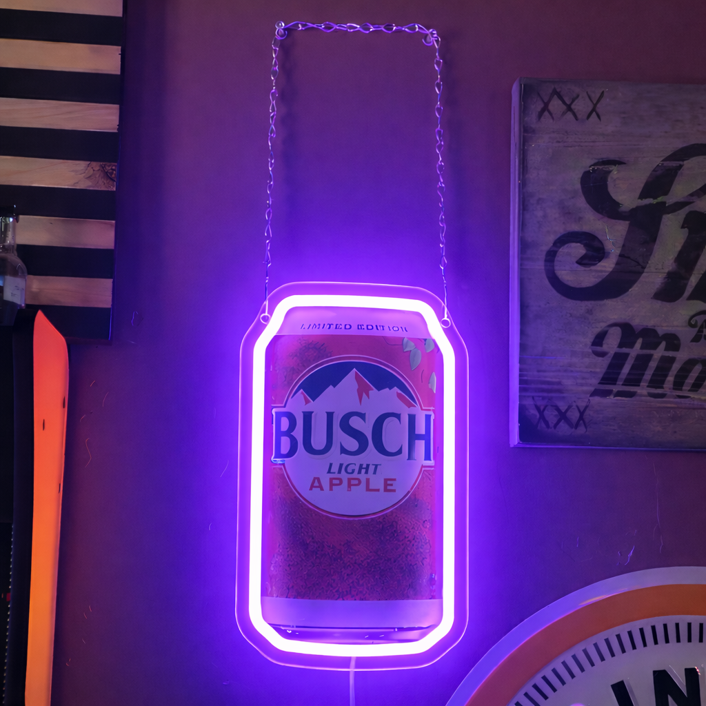 USB Beer Neon Sign 4 Flavor LED Wall Light for Man Cave