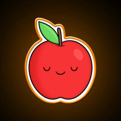Apple Snack Food Led Neon Sign Rgb Color - Shineneon