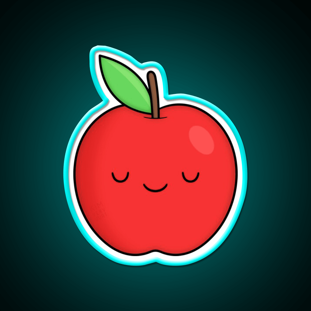 Apple Snack Food Led Neon Sign Rgb Color - Shineneon