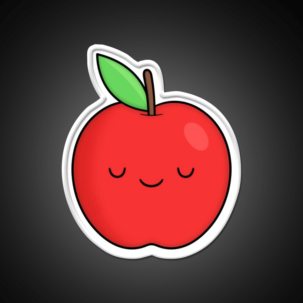 Apple Snack Food Led Neon Sign Rgb Color - Shineneon