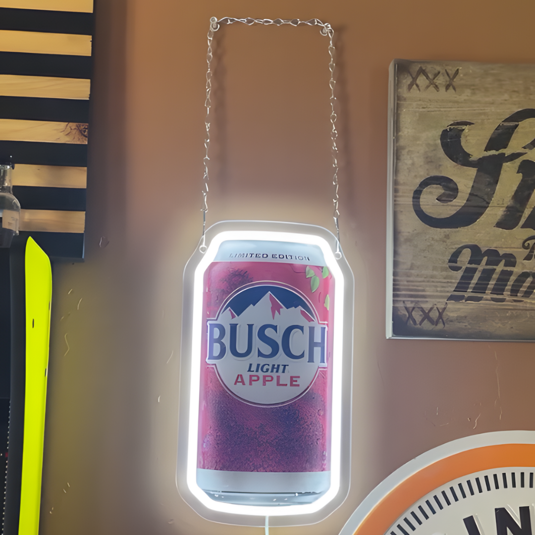 USB Beer Neon Sign 4 Flavor LED Wall Light for Man Cave