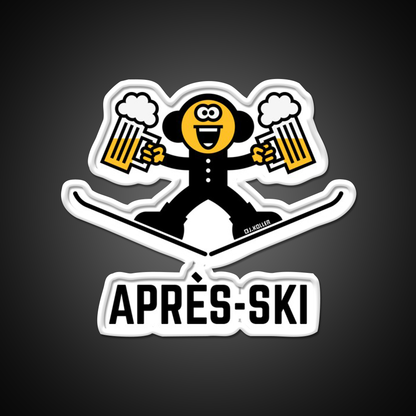 Apres Ski Beer Caricature 3C Beer Bar Decor Led Neon Sign Rgb Color - LED neon sign view 11