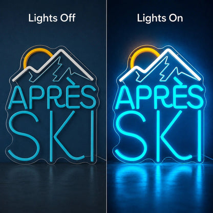 Apres Ski Social Club LED Neon Sign - Shineneon