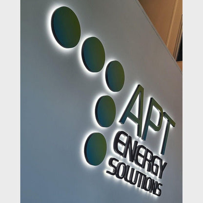 Apt Energy Solutions 3D Backlit Channel Letters Led Light Sign - Shineneon