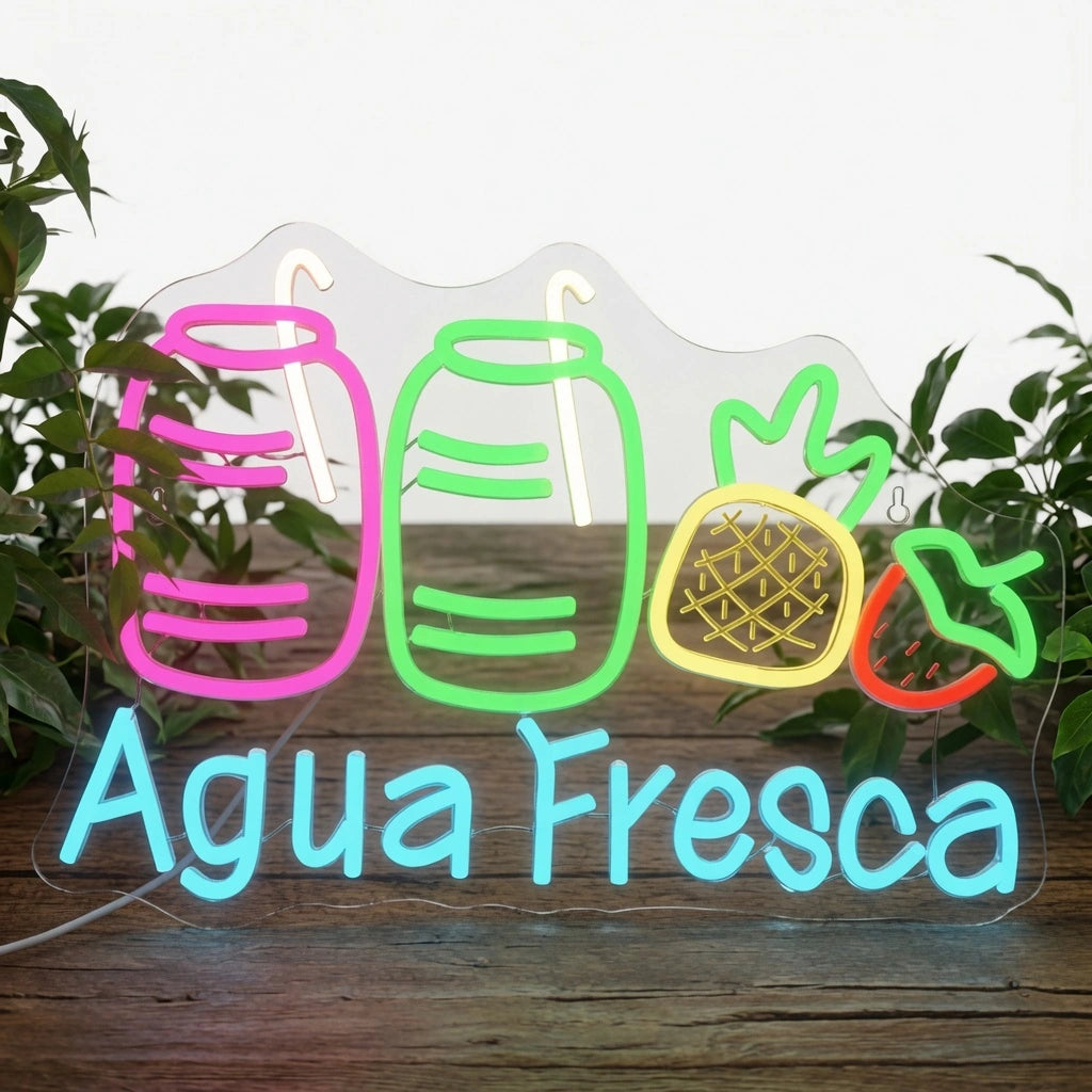 Aqua Fresca Wall Decor LED Neon Sign - 01 Original Product Image