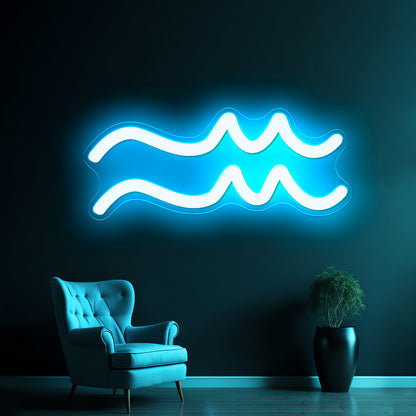 Aquarius Neon Sign Small Led Cheap Neon Signs For Home