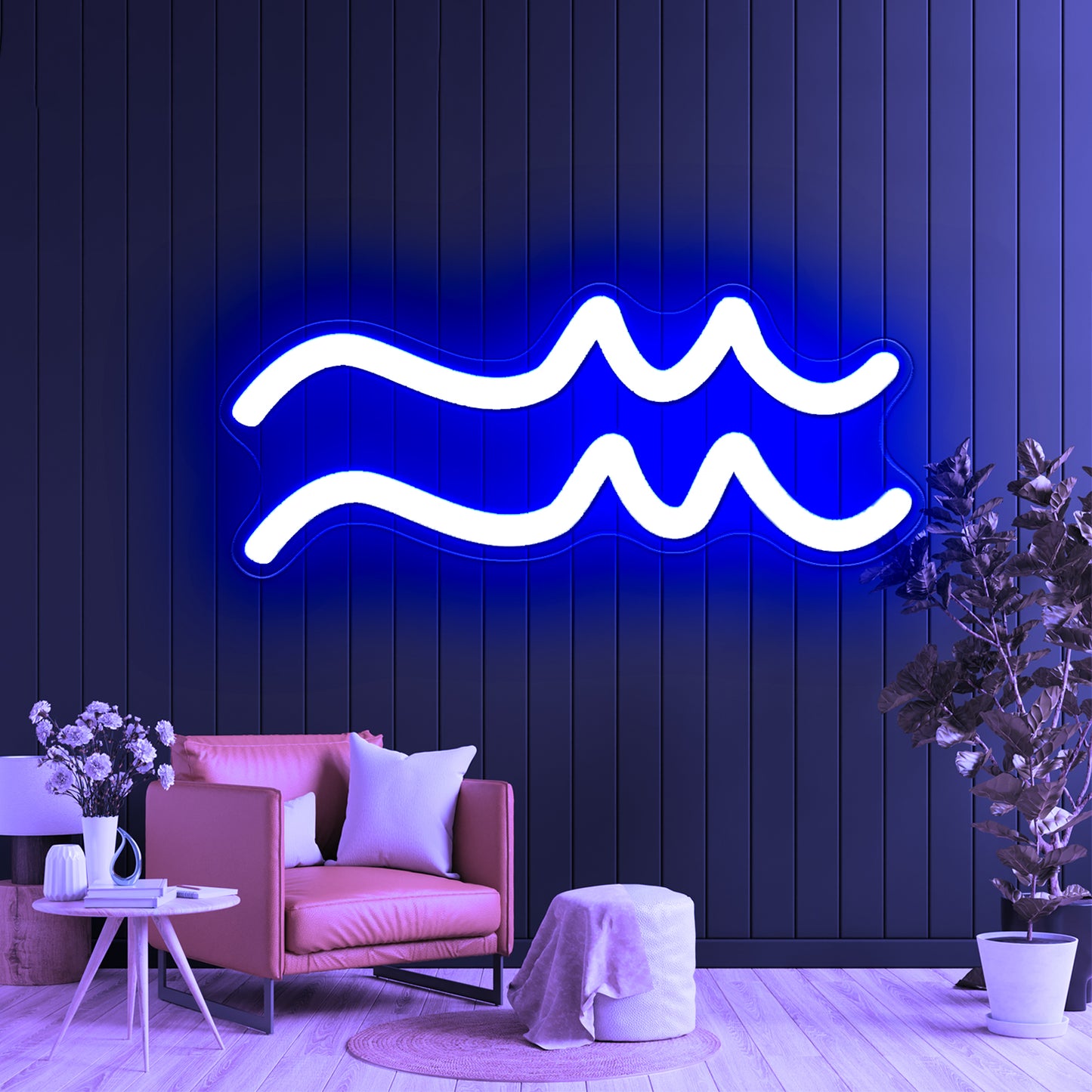 Aquarius Neon Sign Small Led Cheap Neon Signs For Home