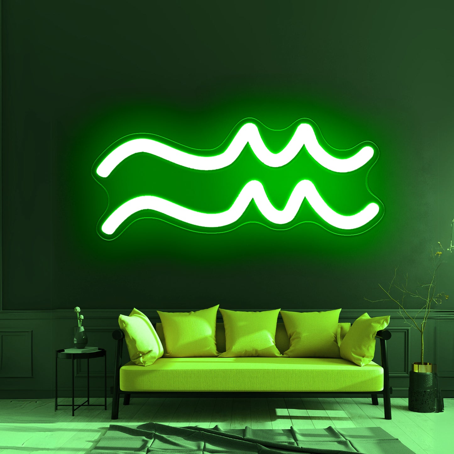 Aquarius Neon Sign Small Led Cheap Neon Signs For Home