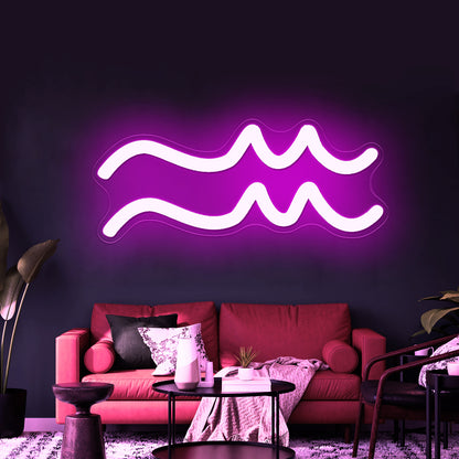 Aquarius Neon Sign Small Led Cheap Neon Signs For Home