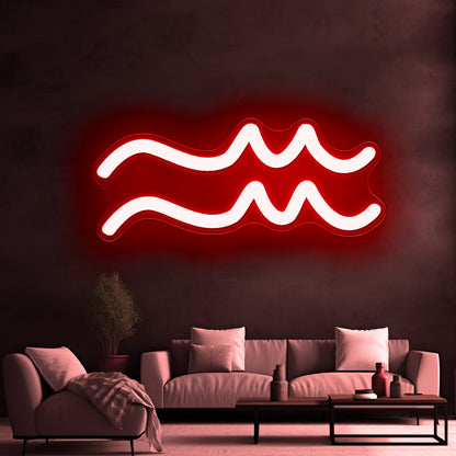 Aquarius Neon Sign Small Led Cheap Neon Signs For Home