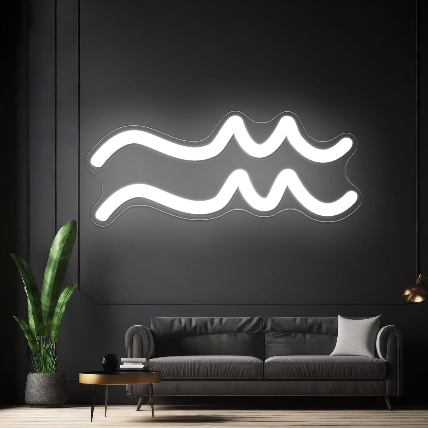 Aquarius Neon Sign Small Led Cheap Neon Signs For Home